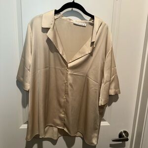 A&F Satin Top